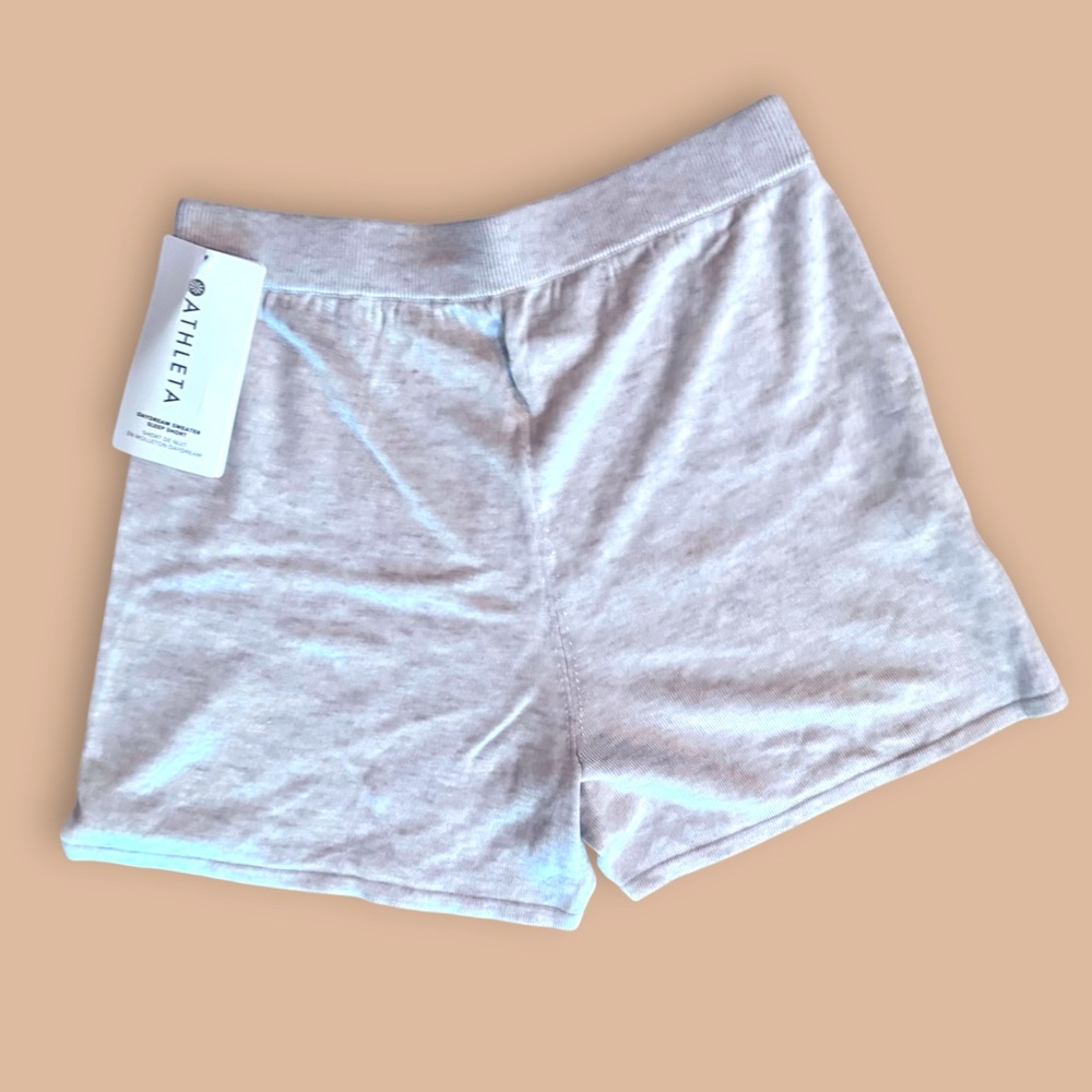 Athleta Gray Sleep Shorts XXS NWT